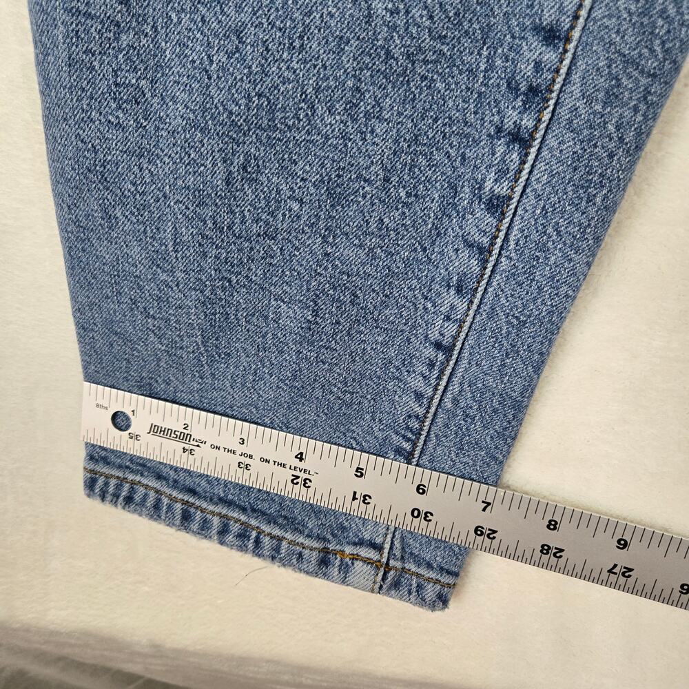 Zara Jeans Straight Leg Womens 10 Denim Pants Medium Wash 0743 - Picture 8 of 10